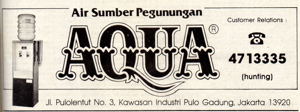 Aqua - Sarinah, 26 Maret 1990