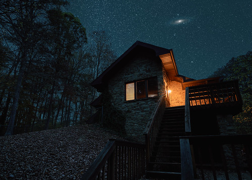 andromeda galaxy browncounty indiana stars nightsky cabin astrophotography