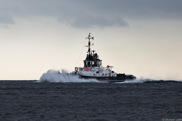 Serco's naval tug SD Resourceful; Firth of Clyde, Scotland