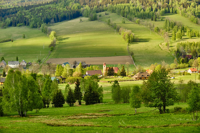 Stary Gieraltow Village, The Golden Mountains, Poland