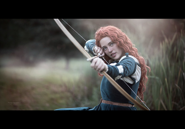 Johanna as Merida from Disney's Brave