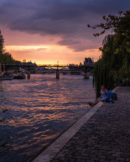 The quais de Seine, Paris