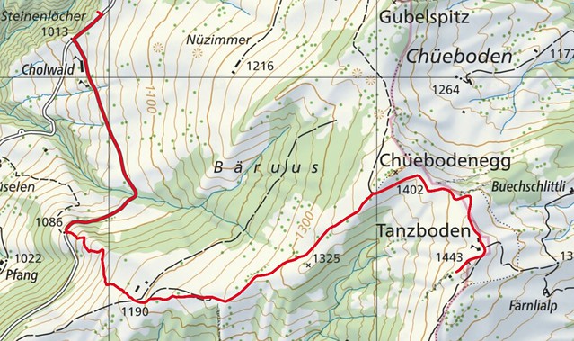 Route Tanzboden