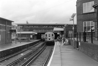 North London Line, Stratford Station, Stratford, Newham, 1988 88-7m-35-positive_2400