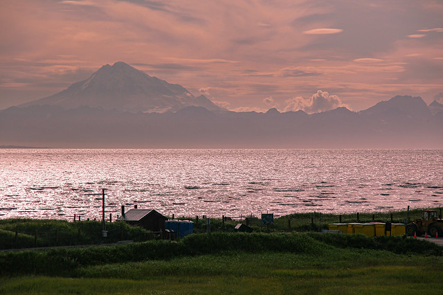 Alaskan Sunrise at the Fishing Village