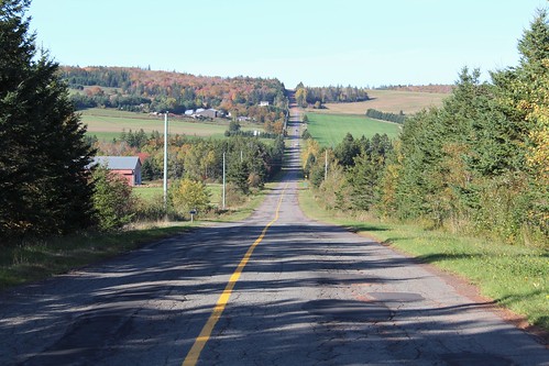 southgranville pei canada road country rural fall autumn