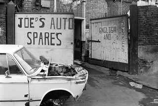 Joe's Auto Spares,  Cantrell Rd, Bow, Tower Hamlets, 1988 88-7s-34-positive_2400