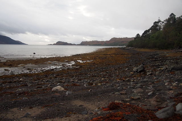 The beach at Inverie
