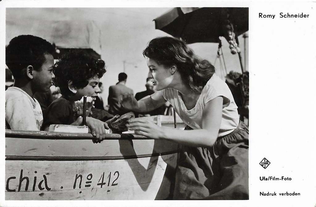 CPA CINEMA CARTE POSTALE N°265 WS-DRUCK 1950's ROMY SCHNEIDER MOVIE ACTRICE 