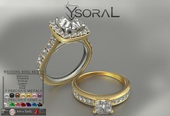(BENTO)~~ Ysoral ~~ .:Luxe Wedding Set Ring Ashley & Evan:.