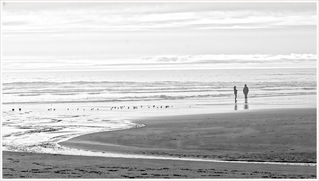 Friends on Surfland Beach, Oregon