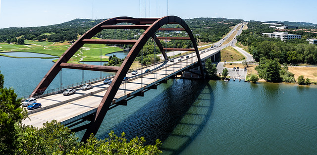 Pennybacker Bridge Panoramic - Austin, Texas