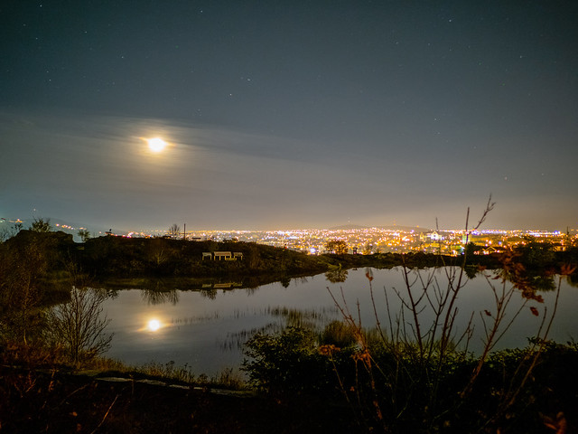Night Reflections on Signal Hill