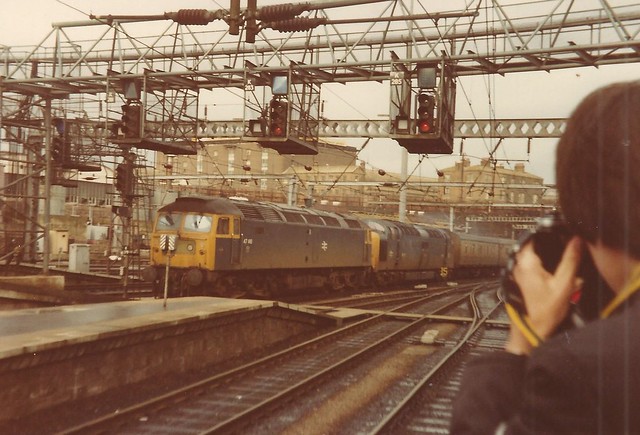 Class 47, 47146 & Class 55, 55007 arriving at Kings Cross.