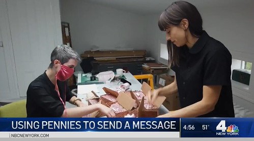 Tender using Pennies to Send a Message