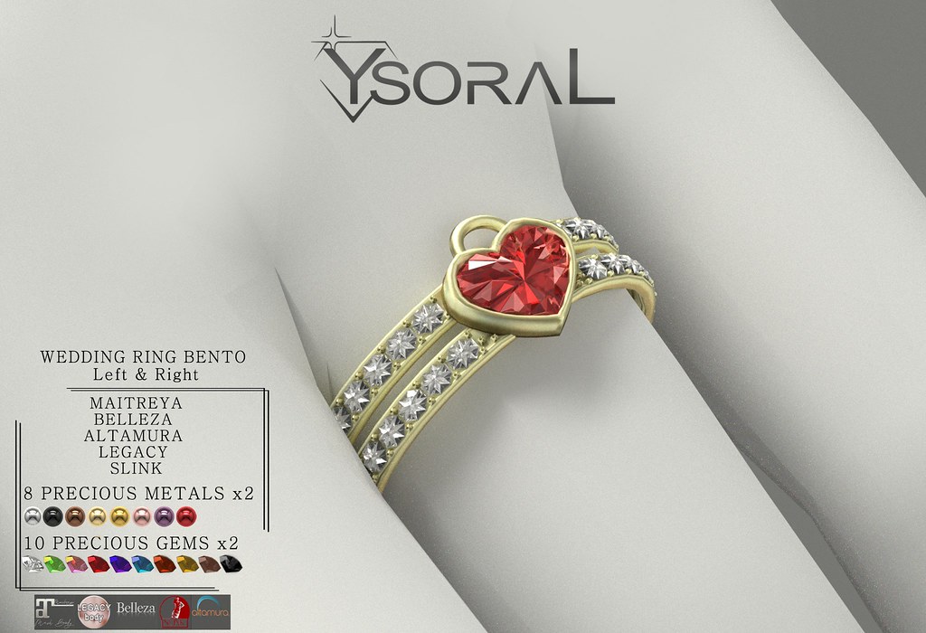 ~~ Ysoral ~~ .: Luxe Wedding Ring Lena:.(BENTO)