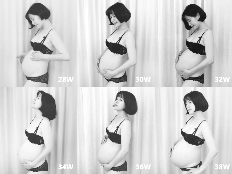 孕後期 孕肚紀錄照