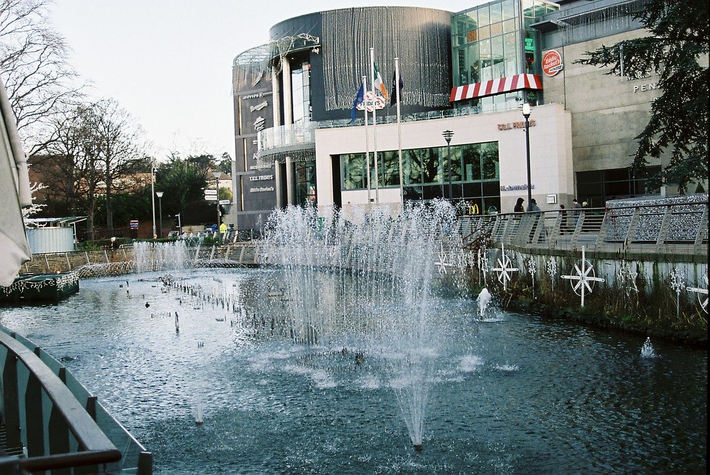 Fountains in Dundrum, Ireland