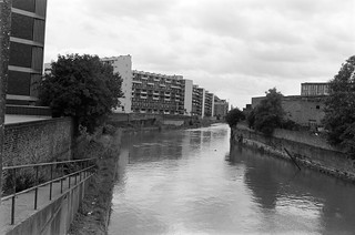 Limehouse Cut, Blackwall Tunnel Northern Approach, Bromley-by-Bow, Tower Hamlets, 1988 88-8a-64-Edit_2400