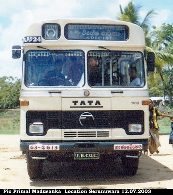 63-4613 Keppetipola Depot Tata - LP 1510 /52 B type Bus at  Serunuwara in 12.07.2003