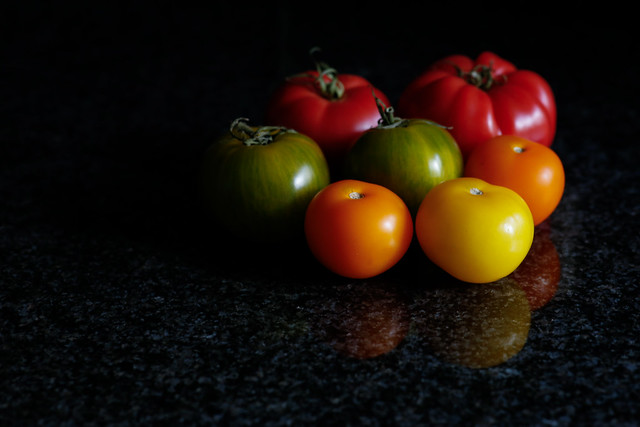 Dégradé de tomates