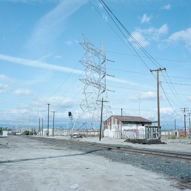 rails and wires. vernon, ca. 2020.