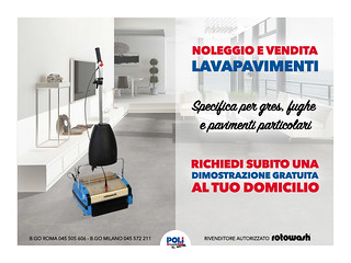 Demo gratuita lavapavimenti domestiche Rotowash