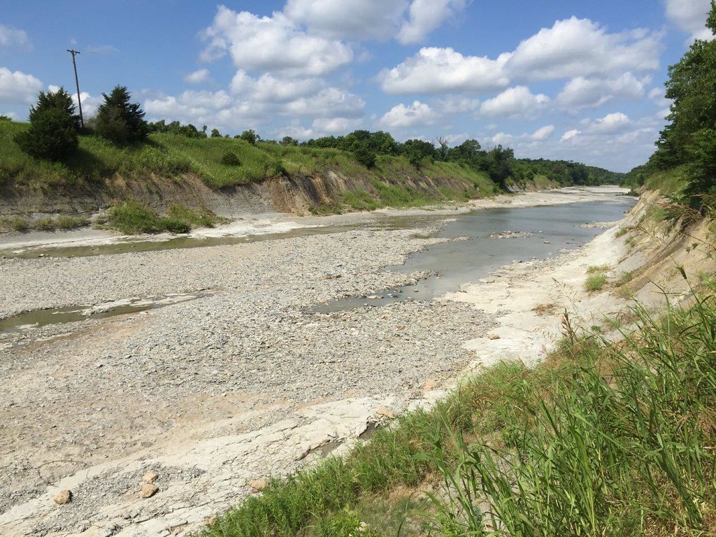 The Current, Severely Eroded North Sulphur Riverbed