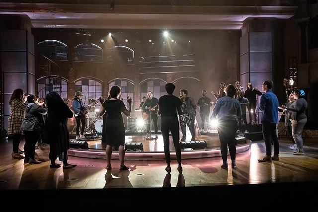 HENDERSONVILLE, TN - SEPTEMBER 17:  Leeland, Mandisa, Sinach & Maverick City Music perform onstage during the 2020 Dove Awards at TBN Studios on September 17, 2020 in Hendersonville, Tennessee.  (Photo by Don Claussen/Trap The Light Photography for Dove