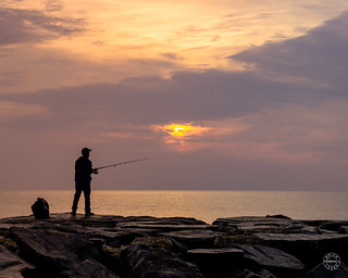 Early morning fishing.