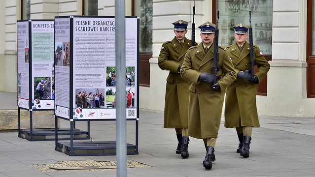 Warsaw, Poland. Change of Guard.