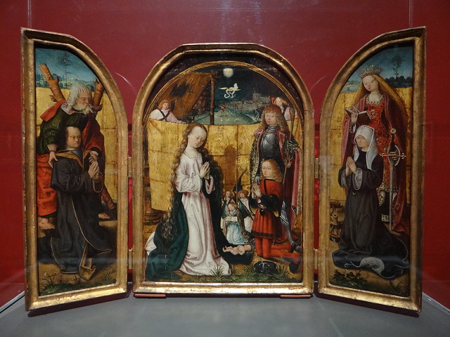 ca. 1500 - 'triptych with unknown donors' ((workshop of the) Master of the St. Bartholomew Altar), Northern Low Countries/Cologne, Wallraf-Richartz-Museum, Cologne, Germany