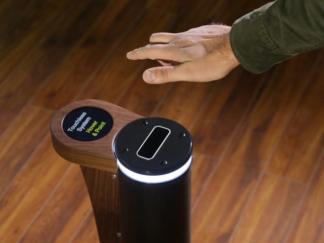 Touchless Pedestal II - Close Up