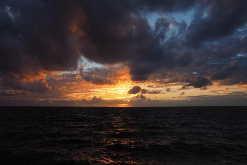Sonnenuntergang über dem IJsselmeer 3