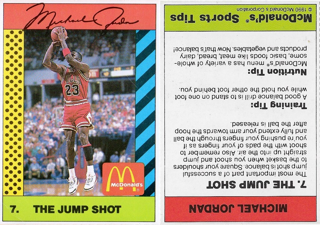 1990 McDonalds Michael Jordan #7