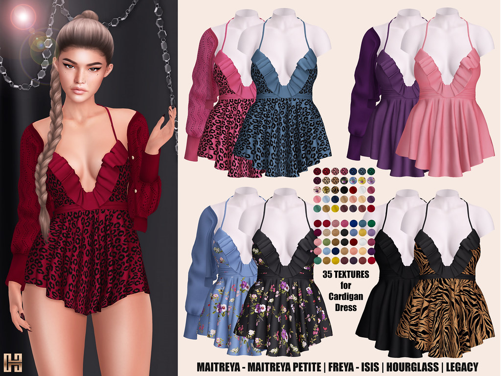Hilly Haalan – Alvona Nighty Dress and Cardigan Set