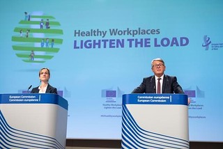 30/10/2020 - 12:26 - The campaign was launched at a press conference with the European Commissioner Nicolas Schmit, the German Federal Minister of Labour and Social Affairs, Hubertus Heil and EU-OSHA’s Executive Director, Christa Sedlatschek.