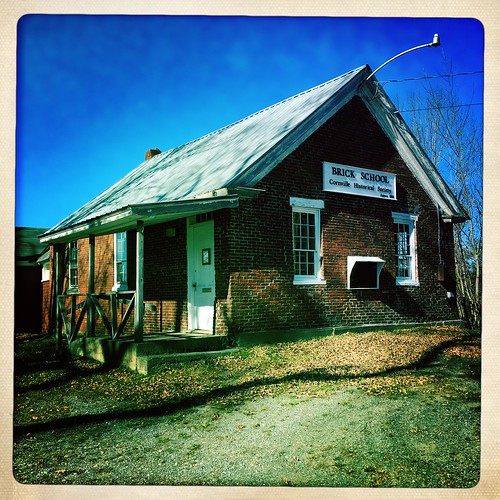 cornville maine schoolhouse brick historic circa1801