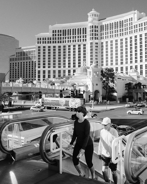 2020-10-October-389-Daytime on the Las Vegas Strip-1-Black and White