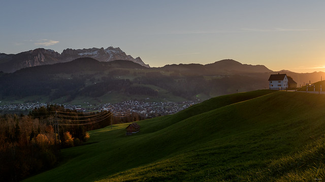 Alpstein, kurz vor Sonnenuntergang