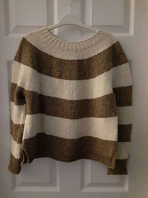 Jocelyne’s Super Simple Summer Sweater by Joji Locatelli is finished!