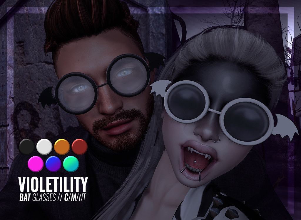 Violetility – Bat Glasses