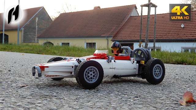Lego Technic Formula One (First Ride - 4K)