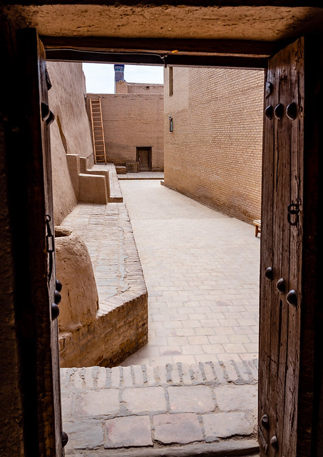 Door and alleyway