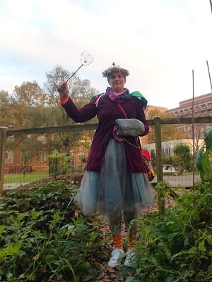 Fairy in her Tomato Patch