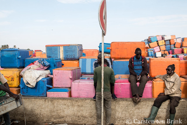 Saint-Louis (Senegal) - among the fishermen