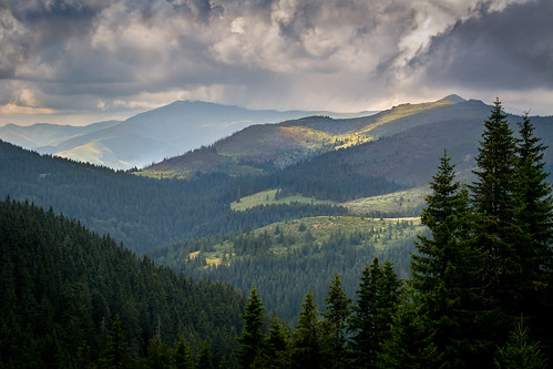 stara planina srbija tri cuke balkan midzor vraza glava cloudy landscape sunlight trees serbia
