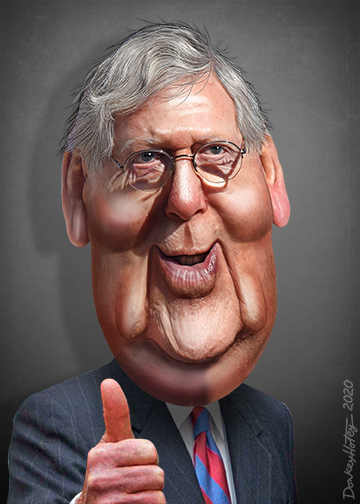 Mitch McConnell - Caricature