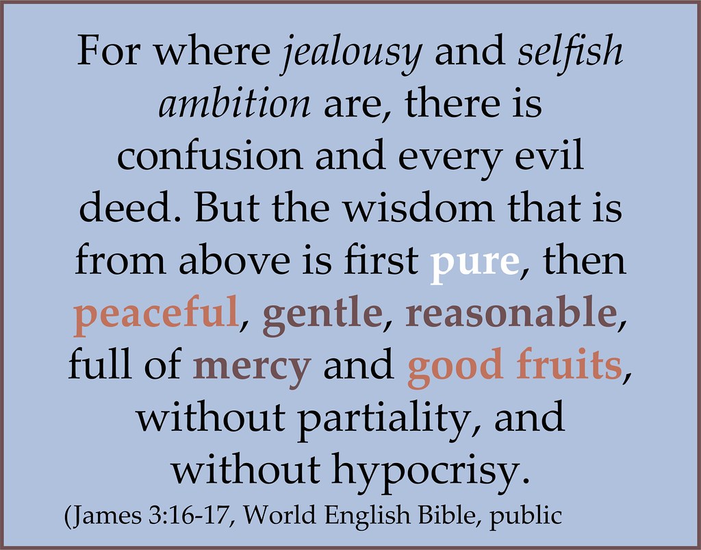 James 3 16-17 wisdom from above