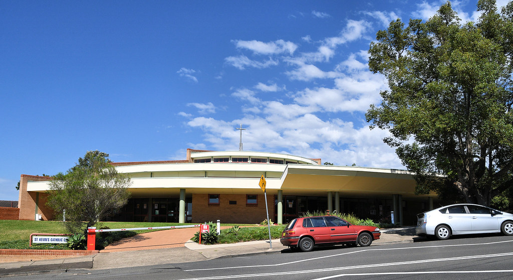 The Catholic Church of St Kevin, Eastwood, Sydney, NSW.